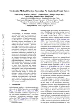 Trustworthy Medical Question Answering: An Evaluation-Centric Survey