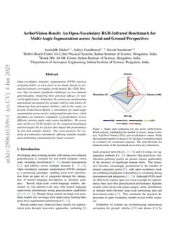 AetherVision-Bench: An Open-Vocabulary RGB-Infrared Benchmark for Multi-Angle Segmentation across Aerial and Ground Perspectives