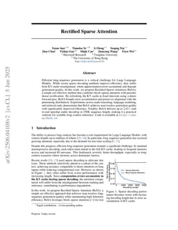 Rectified Sparse Attention