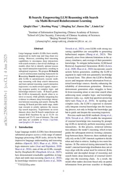 R-Search: Empowering LLM Reasoning with Search via Multi-Reward Reinforcement Learning