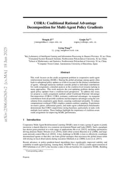CORA: Coalitional Rational Advantage Decomposition for Multi-Agent Policy Gradients