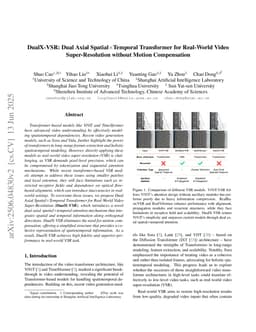 DualX-VSR: Dual Axial Spatial$\times$Temporal Transformer for Real-World Video Super-Resolution without Motion Compensation