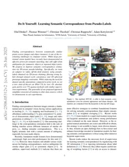 Do It Yourself: Learning Semantic Correspondence from Pseudo-Labels