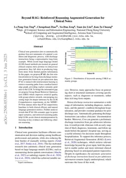 Beyond RAG: Reinforced Reasoning Augmented Generation for Clinical Notes