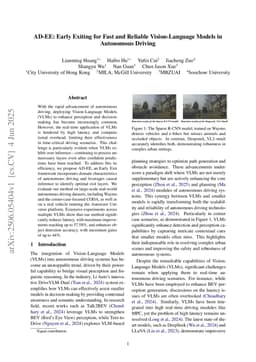 AD-EE: Early Exiting for Fast and Reliable Vision-Language Models in Autonomous Driving