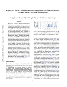 PCEvolve: Private Contrastive Evolution for Synthetic Dataset Generation via Few-Shot Private Data and Generative APIs