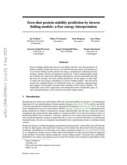 Zero-shot protein stability prediction by inverse folding models: a free energy interpretation