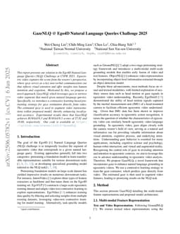 GazeNLQ @ Ego4D Natural Language Queries Challenge 2025