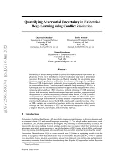 Quantifying Adversarial Uncertainty in Evidential Deep Learning using Conflict Resolution