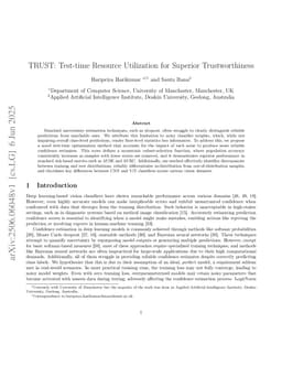 TRUST: Test-time Resource Utilization for Superior Trustworthiness