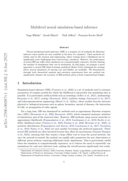 Multilevel neural simulation-based inference
