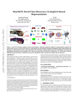 NeurNCD: Novel Class Discovery via Implicit Neural Representation