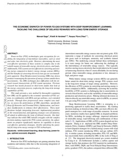 The Economic Dispatch of Power-to-Gas Systems with Deep Reinforcement Learning:Tackling the Challenge of Delayed Rewards with Long-Term Energy Storage