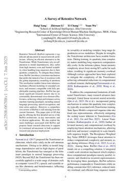 A Survey of Retentive Network