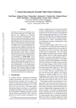 Atomic Reasoning for Scientific Table Claim Verification