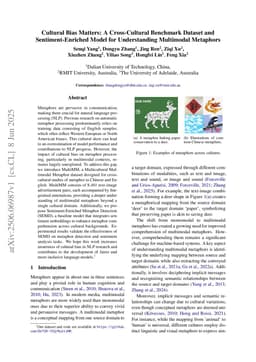 Cultural Bias Matters: A Cross-Cultural Benchmark Dataset and Sentiment-Enriched Model for Understanding Multimodal Metaphors