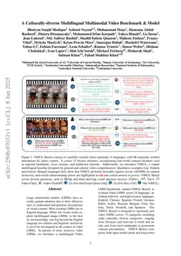 A Culturally-diverse Multilingual Multimodal Video Benchmark & Model