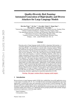 Quality-Diversity Red-Teaming: Automated Generation of High-Quality and Diverse Attackers for Large Language Models