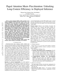 Paged Attention Meets FlexAttention: Unlocking Long-Context Efficiency in Deployed Inference