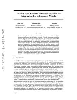 InverseScope: Scalable Activation Inversion for Interpreting Large Language Models