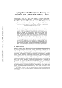 Language-Grounded Hierarchical Planning and Execution with Multi-Robot 3D Scene Graphs