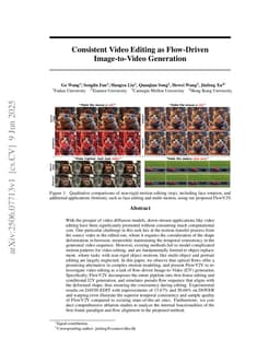 Consistent Video Editing as Flow-Driven Image-to-Video Generation