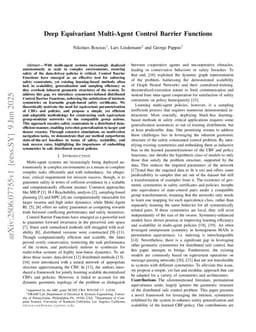 Deep Equivariant Multi-Agent Control Barrier Functions
