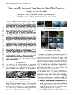 Design and Evaluation of Deep Learning-Based Dual-Spectrum Image Fusion Methods