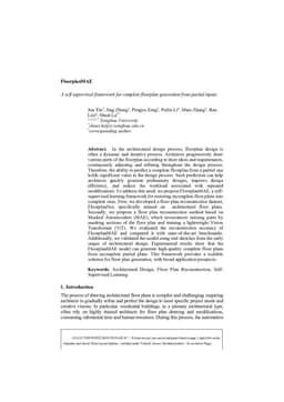 FloorplanMAE:A self-supervised framework for complete floorplan generation from partial inputs