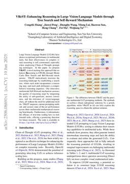 VReST: Enhancing Reasoning in Large Vision-Language Models through Tree Search and Self-Reward Mechanism