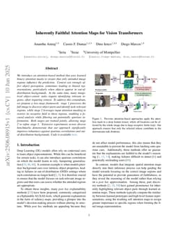 Inherently Faithful Attention Maps for Vision Transformers
