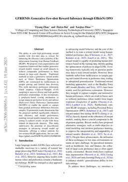 GFRIEND: Generative Few-shot Reward Inference through EfficieNt DPO