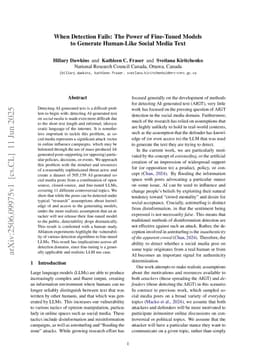 When Detection Fails: The Power of Fine-Tuned Models to Generate Human-Like Social Media Text