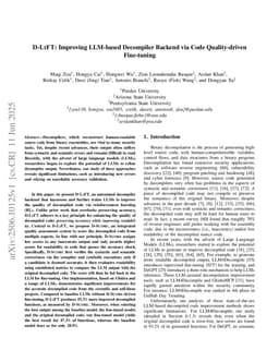 D-LiFT: Improving LLM-based Decompiler Backend via Code Quality-driven Fine-tuning