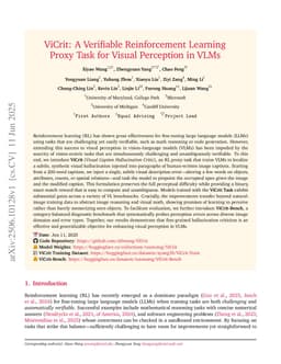ViCrit: A Verifiable Reinforcement Learning Proxy Task for Visual Perception in VLMs