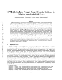 SPARKE: Scalable Prompt-Aware Diversity Guidance in Diffusion Models via RKE Score
