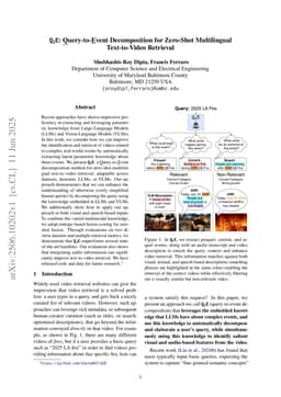 Q2E: Query-to-Event Decomposition for Zero-Shot Multilingual Text-to-Video Retrieval