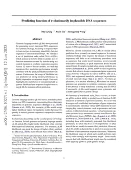 Predicting function of evolutionarily implausible DNA sequences