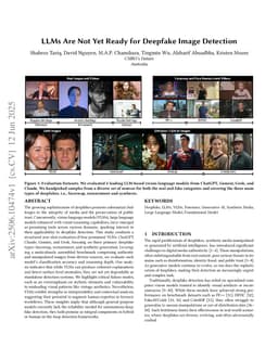 LLMs Are Not Yet Ready for Deepfake Image Detection