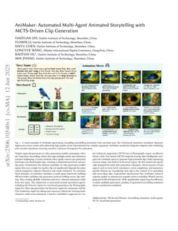 AniMaker: Automated Multi-Agent Animated Storytelling with MCTS-Driven Clip Generation