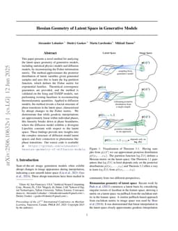 Hessian Geometry of Latent Space in Generative Models