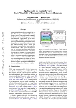 Spelling-out is not Straightforward: LLMs' Capability of Tokenization from Token to Characters