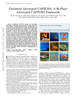 Defensive Adversarial CAPTCHA: A Semantics-Driven Framework for Natural Adversarial Example Generation