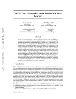 ConTextTab: A Semantics-Aware Tabular In-Context Learner