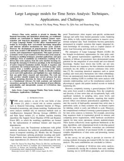 Large Language models for Time Series Analysis: Techniques, Applications, and Challenges