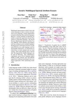Iterative Multilingual Spectral Attribute Erasure