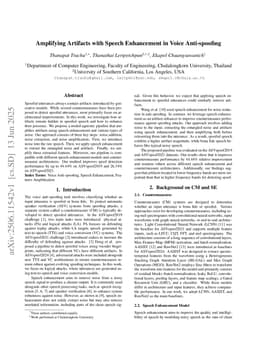 Amplifying Artifacts with Speech Enhancement in Voice Anti-spoofing