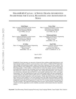 GraphRAG-Causal: A novel graph-augmented framework for causal reasoning and annotation in news