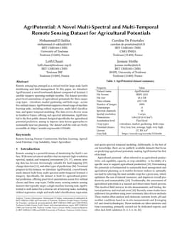 AgriPotential: A Novel Multi-Spectral and Multi-Temporal Remote Sensing Dataset for Agricultural Potentials