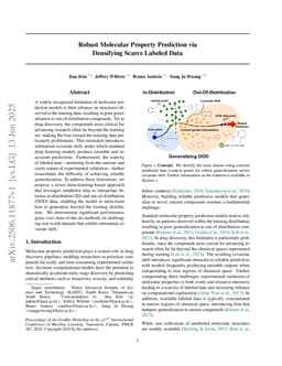 Robust Molecular Property Prediction via Densifying Scarce Labeled Data